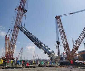 江蘇坤澤4000噸固化土大件吊裝基礎順利完工！